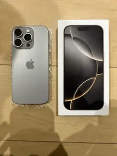 Apple iPhone 16 Pro ナチュラルチタニウム本体