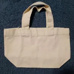 新品未使用　ミニキャンバス　トートバッグ　シンプル