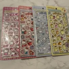 ボンボンドロップシール　サンリオ　2弾　キティ プリン シナモロール 4枚セット