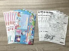【即購入可】映画　プリキュアオールスターズf　チラシ　ぬりえ 11枚