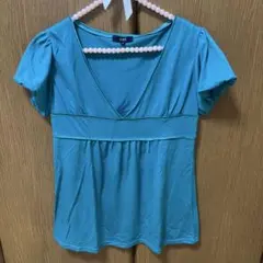 ROPÉ ロペ 半袖カットソー ターコイズブルー Mサイズ