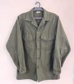 70sビンテージミリタリー スイートオール シャツ ベイカー米軍物OG-107