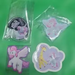 たべっ子どうぶつ　ペカサズ　4点セット