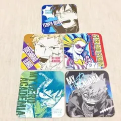 新品 ヒロアカ 原画展 アートコースター 緑谷出久 荼毘 飯田天哉