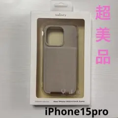 iPhone15pro ケース カード対応 マグネットなし salisty