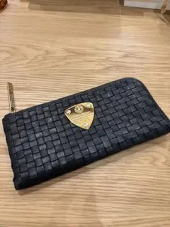 ATAO 長財布 ブラック メッシュ
