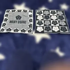 新品‼️ 限定　MARY QUANT デイジー柄ガーゼハンカチ 2枚セット