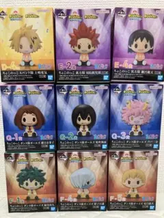 ヒロアカ くじ ちょこのっこ 緑谷 切島 上鳴 お茶子 梅雨 他