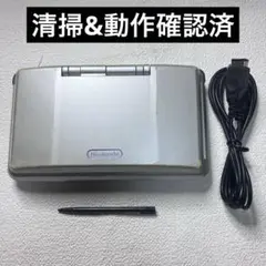 jr【清掃&動作確認済】Nintendo DS 初代 プラチナシルバー本体