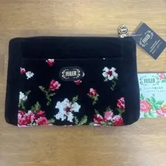 フェイラー アリエッタ 花柄フラットポーチ 新品