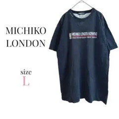ミチコロンドン【L】英字ロゴTシャツ 半袖 ストリート カジュアル ヴィンテージのサムネイル