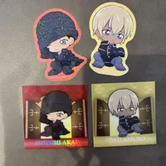 名探偵コナン ちぢませ隊 ステッカーコレクション 安室透 赤井秀一