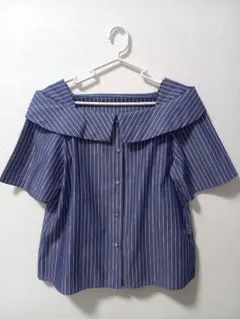 VISストライプシャツ