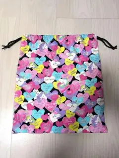 ユニコーン柄体操服袋