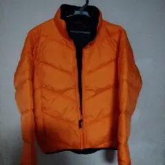 Sun Valley オレンジ ダウンジャケットダウン50% フェザー50%