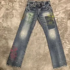 HYSTERIC GLAMOUR デニムパンツ キャラクタープリント　ヒスミニのサムネイル