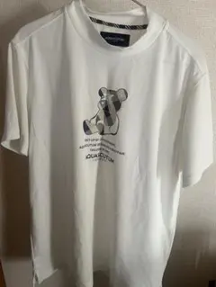 アクアスキュータム　モックシャツ　ホワイト