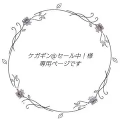 ケガギン@セール中！様専用ページです