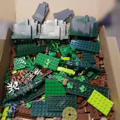 33 LEGO 草花土岩ワニセットまとめ売り
