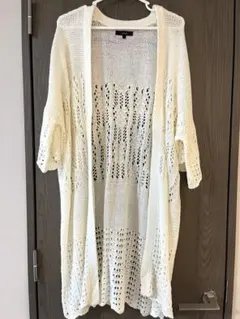 カーディガン　ロング　rienda 美品