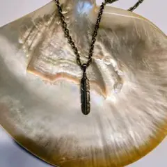 現品限り　シルバー925羽根型ペンダント トップ