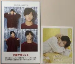 菅田琳寧 (鈴木悠仁) デタカ 厚紙 切り抜き B&ZAI 【2枚セット】