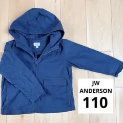 ユニクロ　110 JW ANDERSON フード付き 春ジャケット ネイビー