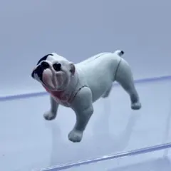 チョコQ ペット動物 第4弾 ブルドッグ(白)【海洋堂】ブック有