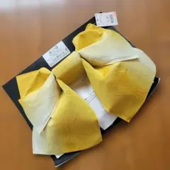 しまむら　Avail　浴衣帯　作り帯　結び帯　ボカシ　中黄　日本製のサムネイル