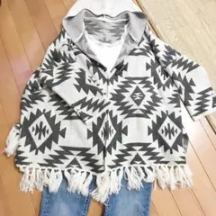 【お値下げ】オルテガ柄 アウター Doux archivesのサムネイル