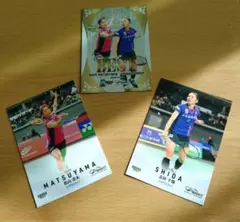 BBM2025 INFINITY 松山奈未・志田千陽［バドミントン］3枚セット