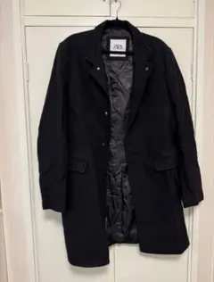 値下げ　美品 メンズ ZARA ブラックコート XL