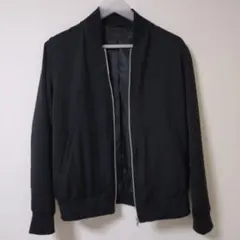 UNIQLO ソフトボマージャケット 黒 M