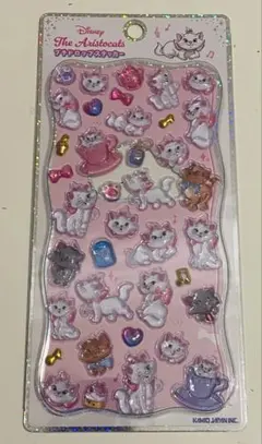 【正規品】おしゃれキャットマリーちゃん ディズニー プチドロップステッカー