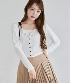 one after another NICE CLAUP ドッキングトップス