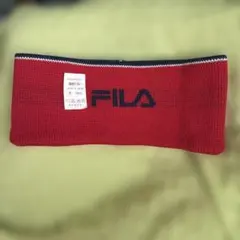 FILA ネックウォーマー 赤