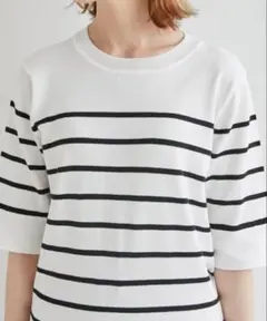 【新品】TRUE COTTON/袖パールニットプルオーバーのサムネイル