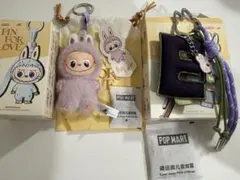 2点セットPin for Love Labubu 【M.E】イニシャル　ラブブ