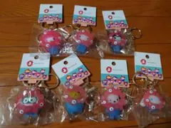 サンリオ ミャクミャクなりきり立体マスコット クリアカラーキーホルダー 全7種