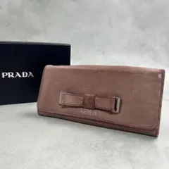 PRADA リボン リボン レディース 長財布 9744