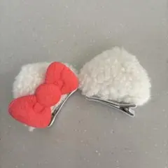 サンリオキャラクターズ ふわふわ！耳クリップ ハローキティ キティちゃん