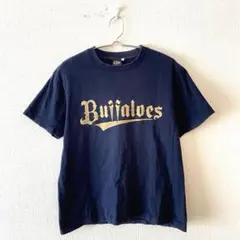 ☆【オリックスバファローズ】ゲームTシャツ プリントロゴ クルーネック 半袖 S