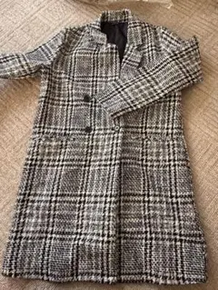 チェック柄 チェスターコート