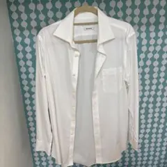 UNIQLO SUPER NON-IRON 長袖シャツ ホワイト Lサイズのサムネイル