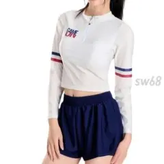 水着レディース　 セパレート ラッシュガード ショートパンツ 2点セット M