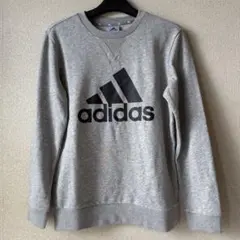 【アディダス】adidasトレーナー　グレー　ボーイズ160㎝　ジュニア　キッズ