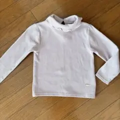 petit main フリルネック長袖カットソー　100cm相当