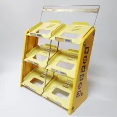チロルチョコ　４段　棚　専用ディスプレイセット　デッドストック　非売品　希少 チロルチョコ 4段 棚 専用ディスプレイセット デッドストック 非売品