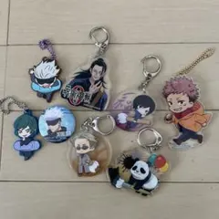 呪術廻戦　アクリルキーホルダー、ラバーキーホルダー、缶バッチ