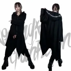 NieR IRREGULAR HEM STYLISH LONG ZIP OUTE